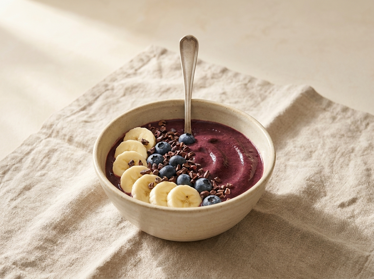 Açaí Bowl selber machen: das Grundrezept, das wirklich cremig wird