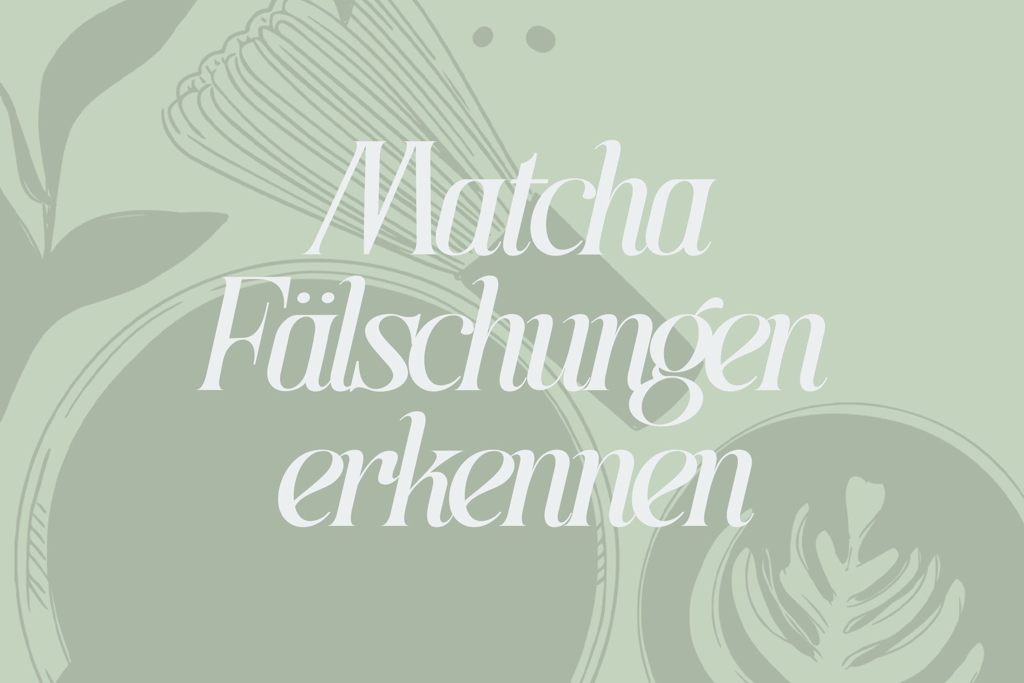 Wie man gefälschtes Matcha erkennt: Dein umfassender Schutz vor Fälschungen