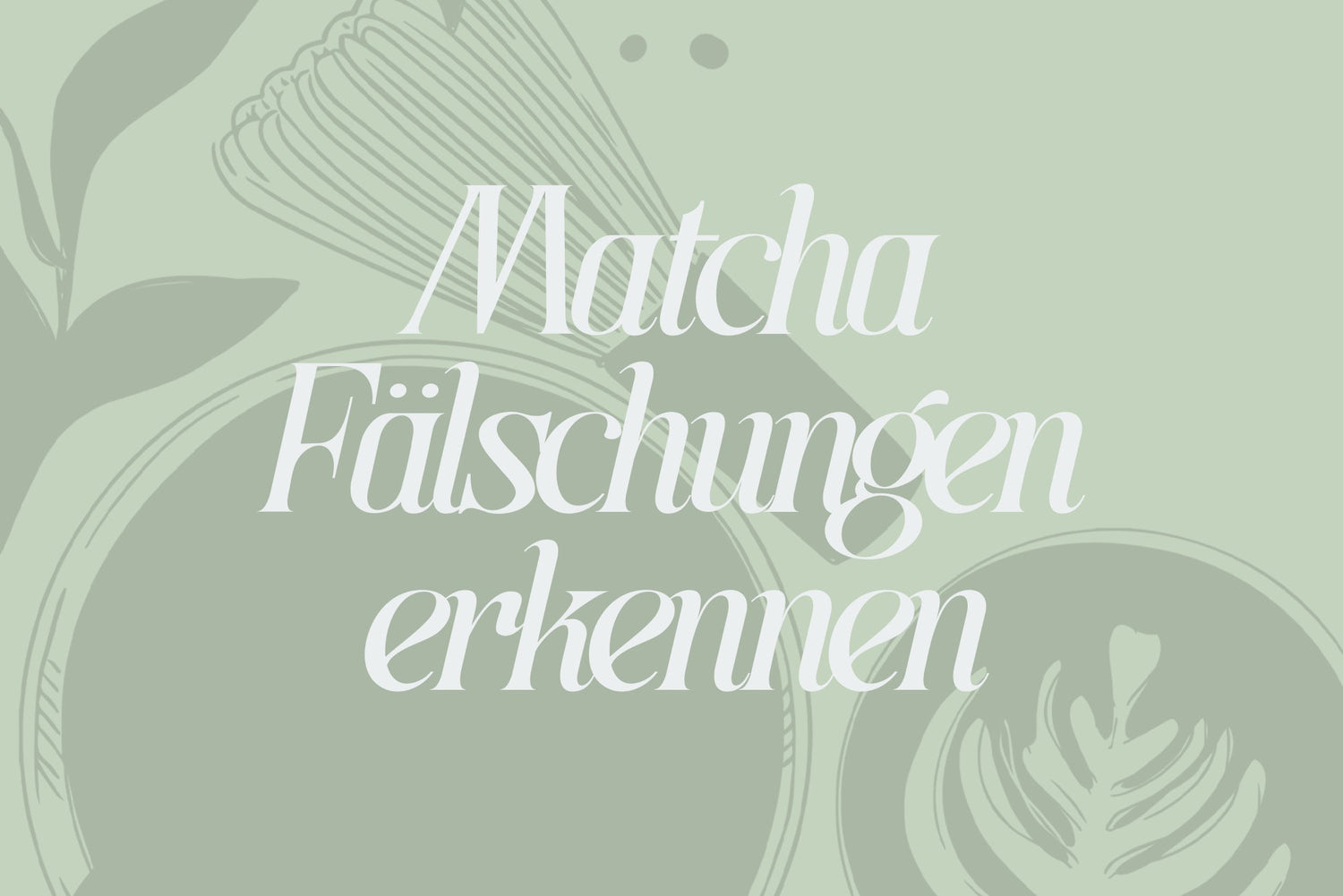 Wie man gefälschtes Matcha erkennt: Dein umfassender Schutz vor Fälschungen