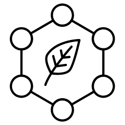 Schwarz auf weiß icon von raw elements für theatin