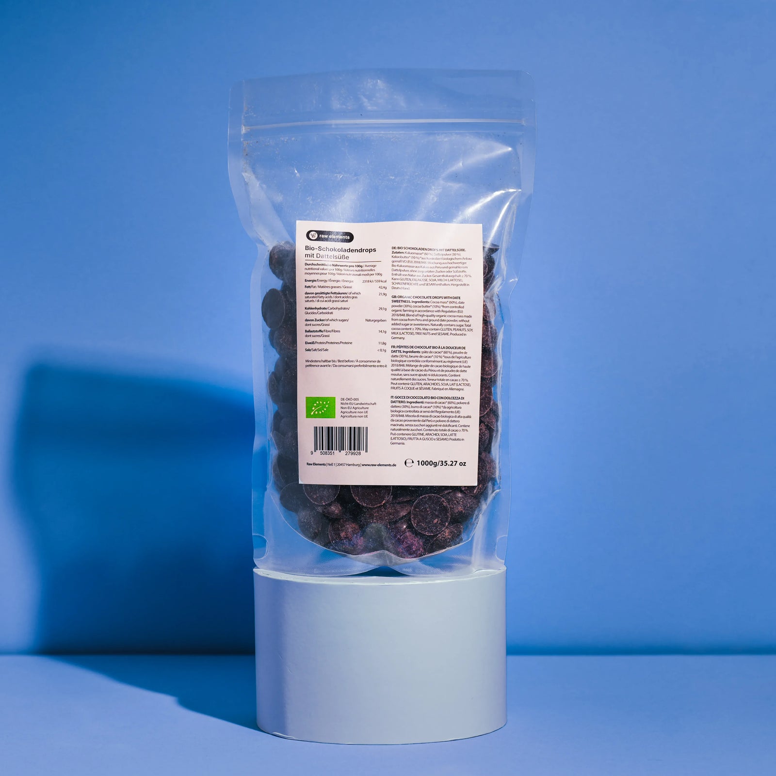 Cacao Set mit Bio Schokodrops und Bio Kakaonibs