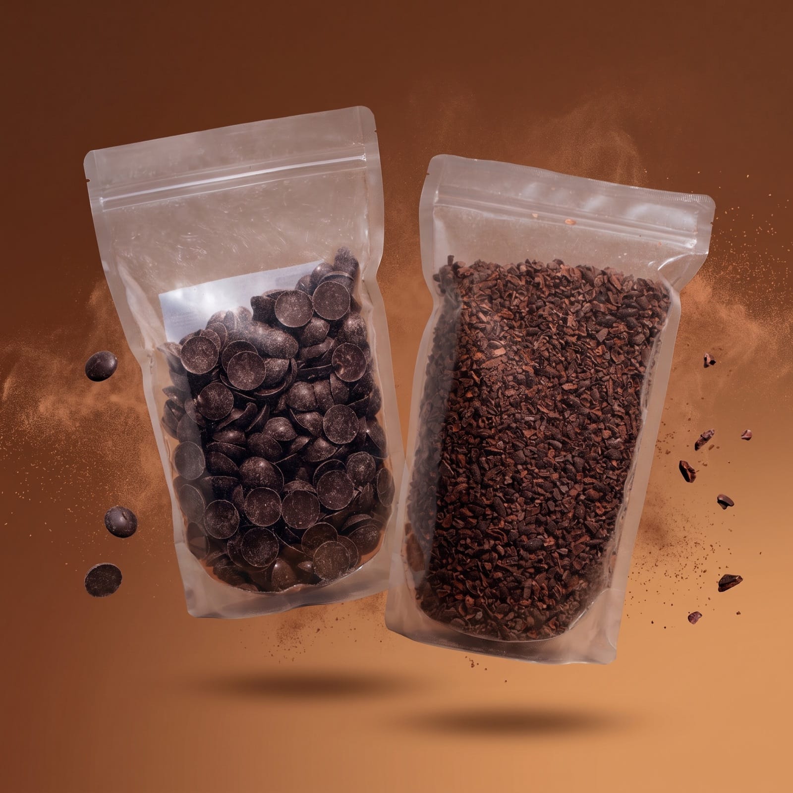 Cacao Set – Bio Schokodrops & Kakaonibs im Set, ohne Zuckerzusatz