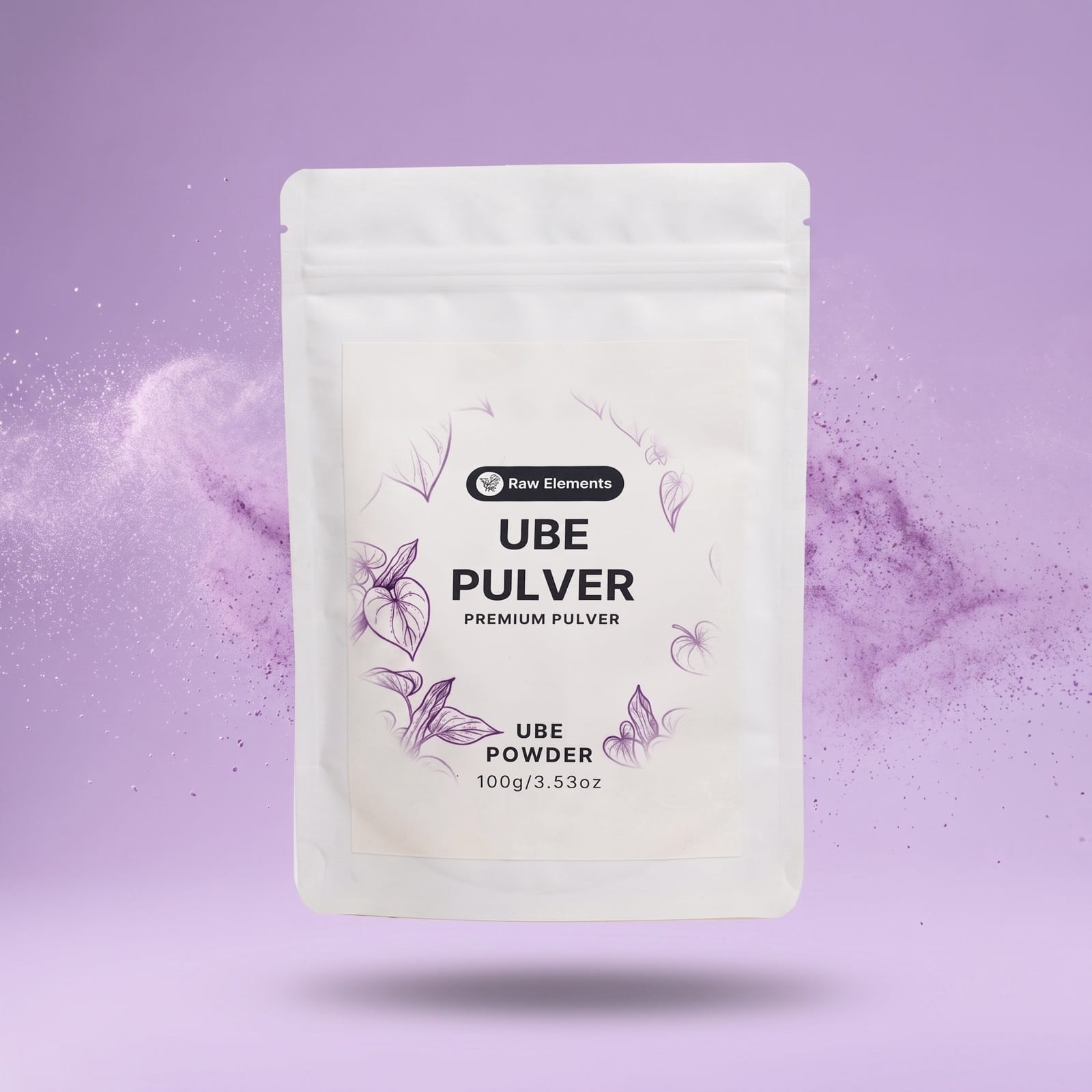 Ube Pulver – 100% lila Yamswurzel, vegan & natürlich, 100 g