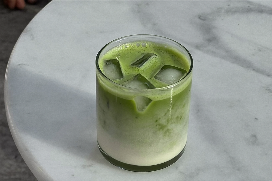 Milch aufgießen, fertig